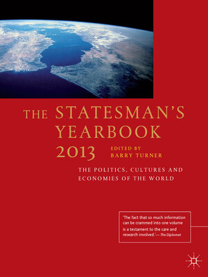 cover image of The Statesman's Yearbook 2013